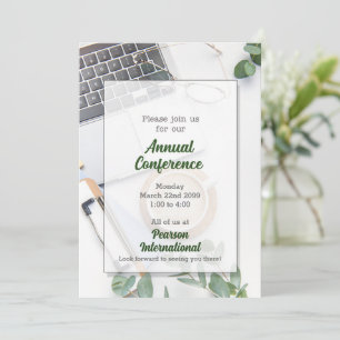 Word lid van de jaarlijkse zakelijke conferentie kaart