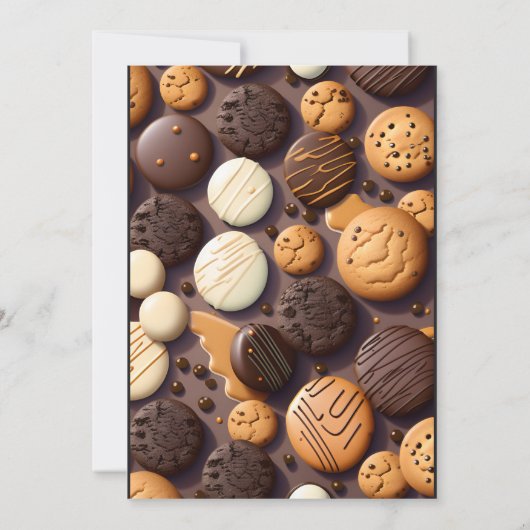 Word lid van schattig eten Kinder Cookie Exchange Kaart (Achterkant)