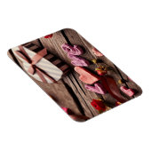 Word Love with Heart Shaped Valentijnsdag Gift Magneet (Rechterzijde)