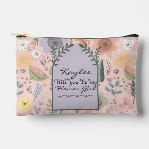 Word mijn Bloemenmeisje Floral Etui