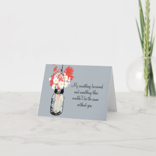 Word mijn Bridesmaid - Mason Jar en Wildbloemen