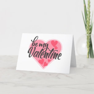 Word mijn Valentijn Cute Love Valentijnsdag Feestdagen Kaart