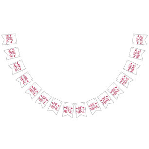 Word Mine Valentijnsdag Bunting Banner