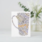 Word-Mok koffie Briefkaart (Staand voorkant)