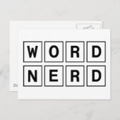 Word Nerd Briefkaart (Voorkant / Achterkant)