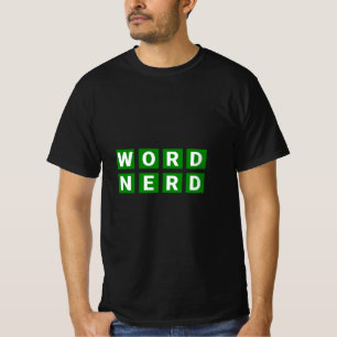 Word Nerd Game Crossword en Spelling T-shirt