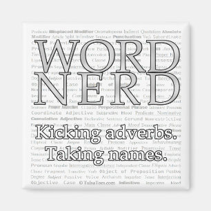 Word Nerd Magnet Magneet