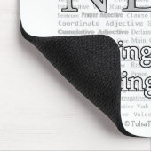 Word Nerd Mousepad Muismat (Hoek)