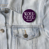 Word Nerd Ronde Button 5,7 Cm (In situ)