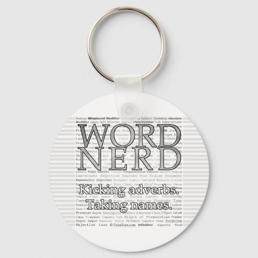 Word Nerd Sleutelhanger (Voorkant)