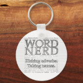 Word Nerd Sleutelhanger (Voorkant)