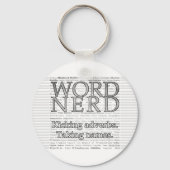 Word Nerd Sleutelhanger (Achterkant)