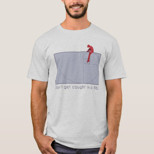 Word niet betrapt in een baard t-shirt