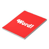 Word! Notitieblok (Gedraaid)