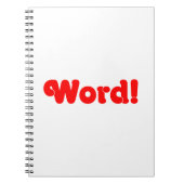 Word! Notitieboek (Voorkant)