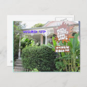 Word omhoog briefkaart (Voorkant / Achterkant)