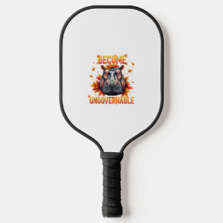 Word Onbestuurbare Grappige Baby Hippo Moo Deng Ma Pickleball Paddle