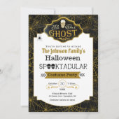 Word onze uitnodiging voor Ghost Black & Gold Cost (Voorkant)