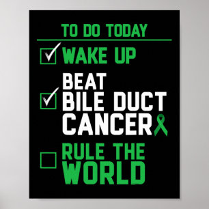 Word op Galblaaskanker en heers over de wereld 1 Poster