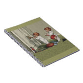 Word op, het is Kerstmis - leuke kinderillustratie Notitieboek (Rechterzijde)