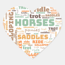 WORD PAARD STICKER