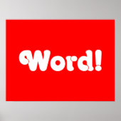 Word! Poster (Voorkant)