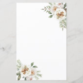 Word Scramble Game Winter White Floral Kerstmis (Achterkant)