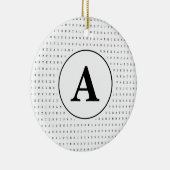 Word Search Puzzle Monogram Keramisch Ornament (Rechts)