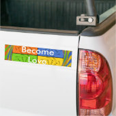 Word Sjabloon Liefde Bumpersticker (Op Truck)