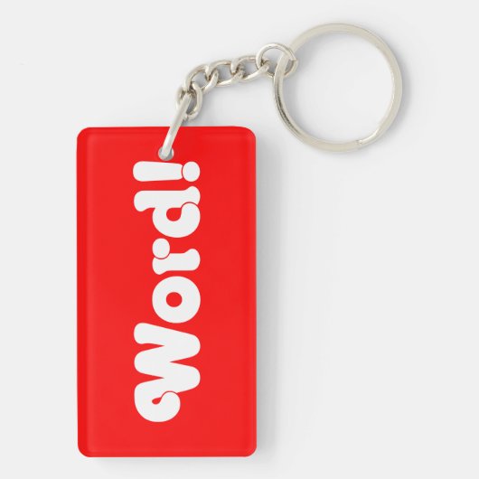 Word! Sleutelhanger (achterkant)