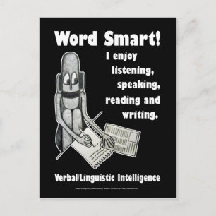 Word Smart - leeg Briefkaart
