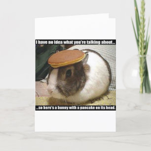 Word snel beter Bunny Kaart