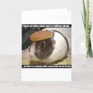 Word snel beter Bunny Kaart