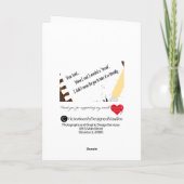 Word snel beter! humoristisch kaart (Achterkant)