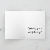 Word snel beter! humoristisch kaart (Binnen)