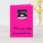 Word snel beter Ik hou van je Kaart (Gele Bloem)