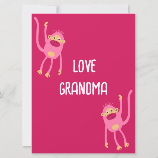 Word snel beter, kleine aap (Achterkant)