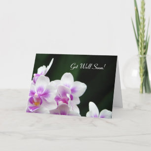 Word snel gezond Floral Wenskaart Kaart