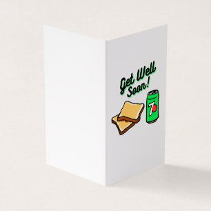 Word snel gezond - Iers Humor Kaart