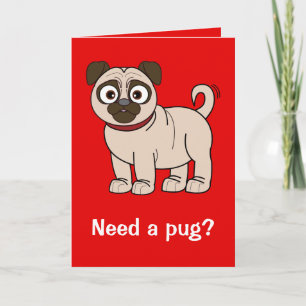 Word snel gezond met Pug Kaart