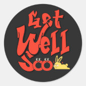 Word snel gezond Pre Cut Sticker (Voorkant)