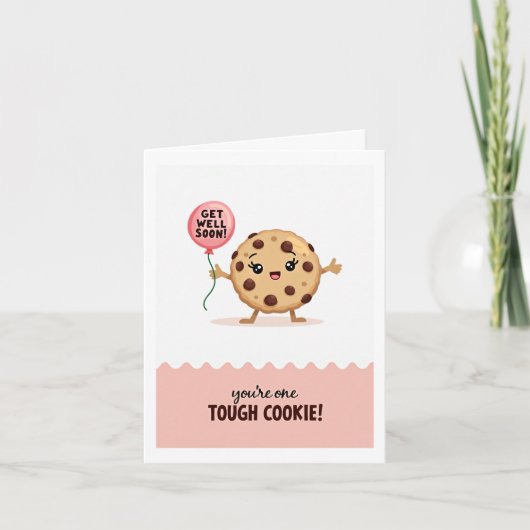 Word snel gezond STOERE COOKIE Kaart (Voorkant)