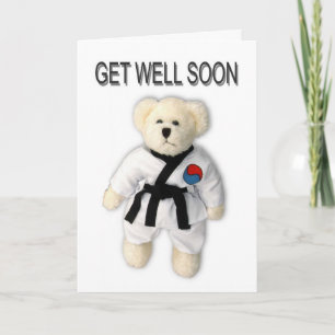 Word snel gezond Tae Kwon Do Kaart