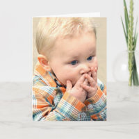 Word snel verrast, kleine jongen