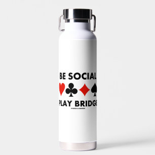 Word Social Play Bridge Vier Kaart Suits Adviezen Waterfles