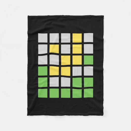 Word-spelcode Fleece Deken (Voorkant)