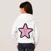 Word Star Sweat à capuche (Dos entier)