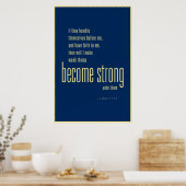 Word Sterk poster (LDS) (Keuken)