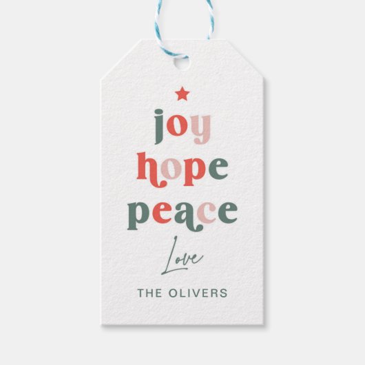 Word Tree-Label Cadeaulabel (Voorkant)