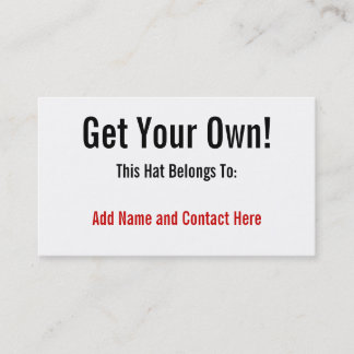 Word Uw! Visitekaartje